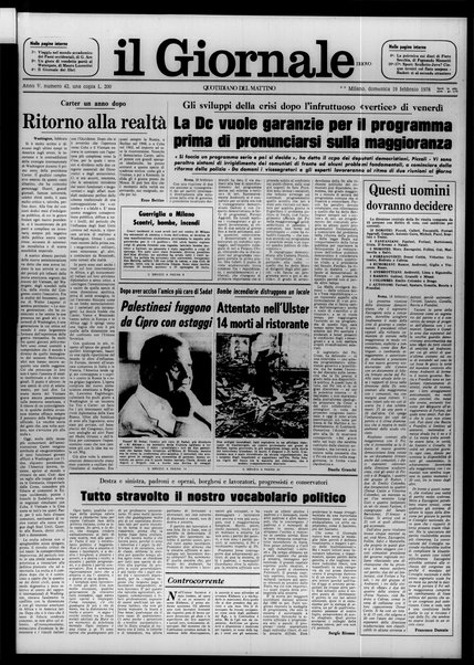 Il giornale nuovo : quotidiano del mattino